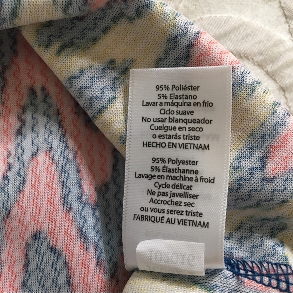 LuLaRoe Cassie Woman’s XS Pencil Skirt Yellow Red - Picture 4 of 8
